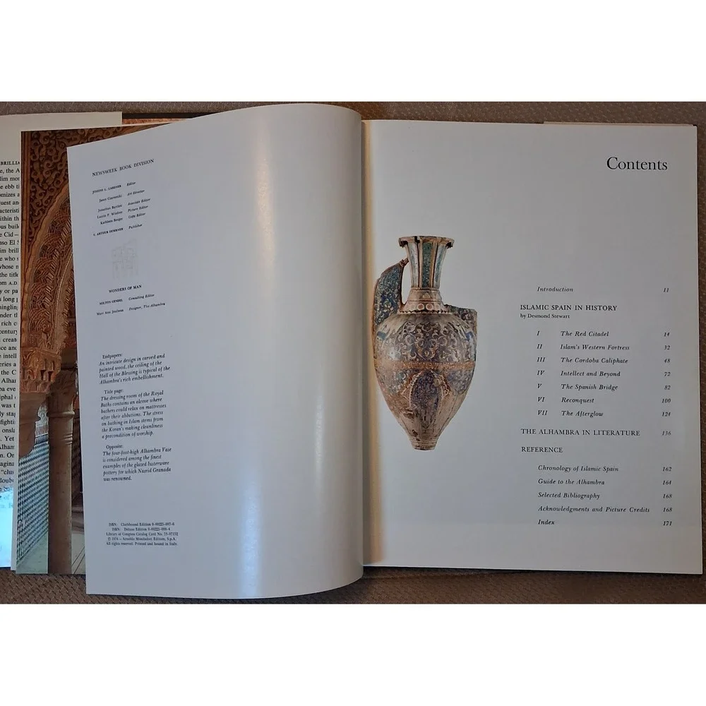 The Alhambra Desmond Stewart Newsweek Wonders of Man Hardcover History Book